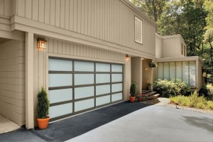 glass garage door